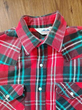 Vintage Dakota Five Brother Flannel Button Shirt